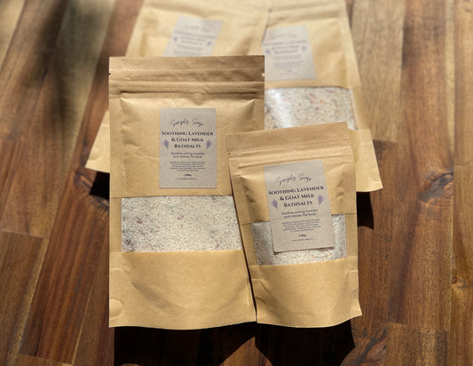 Bath Salts - Soothing Lavender & Goat Milk 100g